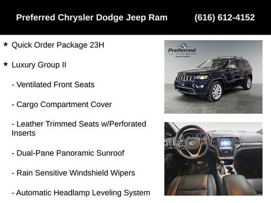 2017 Jeep Grand Cherokee Limited in Grand Haven, MI - Preferred Auto Advantage