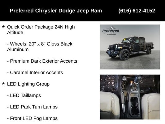 2021 Jeep Gladiator High Altitude 4X4 in Grand Haven, MI - Preferred Auto Advantage
